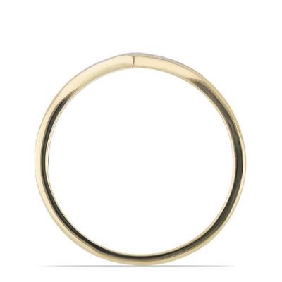 BUY 14K GOLD DIAMOND DOUBLE CUT GEMSTONE RING 